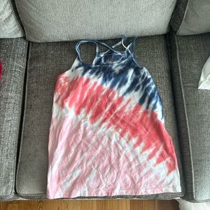 EUC tie-dye, American flag tank top from cat and Jack size L (10 - 12)